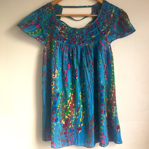 Free People Tops - FREE PEOPLE Vintage Floral Blouse